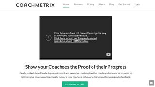 Coachmetrix: Cloud-Based Executive Coaching Software
