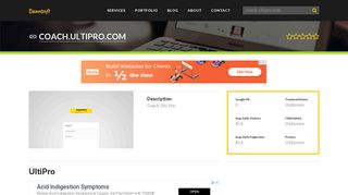 Welcome to Coach.ultipro.com - UltiPro