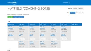 Mayfield (Coaching Zone) - advance