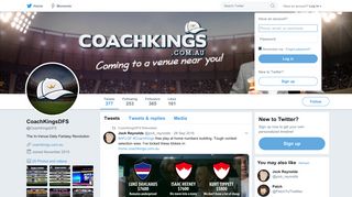CoachKingsDFS (@CoachKingsDFS) | Twitter