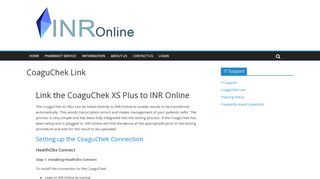 CoaguChek Link – INR Online