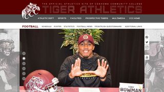 Coahoma Community College Tiger Athletics - Football - Coahoma ...