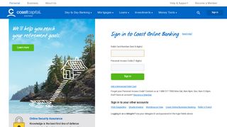 Login to Online Banking - Coast Capital Savings - Online Banking