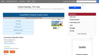 CoastHills Federal Credit Union - Lompoc, CA - Credit Unions Online