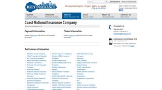 Washington Coast National Insurance Company insurance agent ...