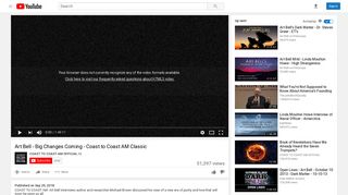 Art Bell - Big Changes Coming - Coast to Coast AM Classic - YouTube