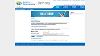 Coastal Community Credit Union - Online Banking