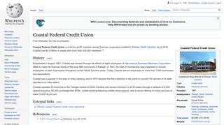 Coastal Federal Credit Union - Wikipedia