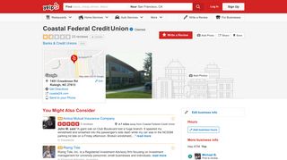 Coastal Federal Credit Union - 22 Reviews - Banks & Credit Unions ...