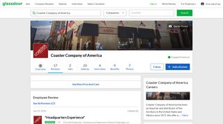 Coaster Company of America - Headquarters Experience | Glassdoor