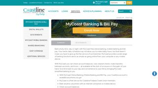 MyCoast Banking & Bill Pay - Coastline Federal Credit Union