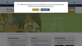 Business Online Banking | Coastway Community Bank