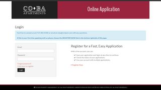 Login to COBA Apartments to track your account | COBA Apartments