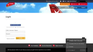 Air Malta - Login