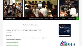 Cobb Virtual Library | Garrett Media Center - Cobb Learning