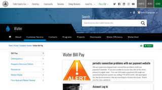 Water Bill Pay | Cobb County Georgia