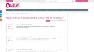 Anyone tried cobone.com's desert safari recently? | ExpatWoman.com