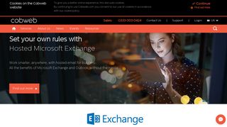 Hosted Microsoft Exchange - UK's No.1 Provider | Cobweb