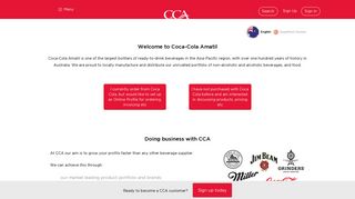 Welcome to Coca-Cola Amatil | myCCA