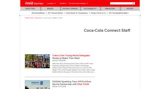 Coca-Cola Connect Staff: The Coca-Cola Company