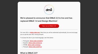 Welcome to DMeX 2.0 - Coca-Cola