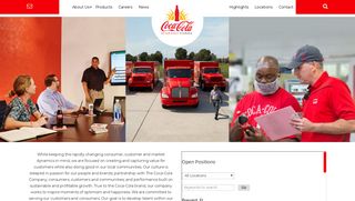 Company Web Site - Coca-Cola Beverages Florida