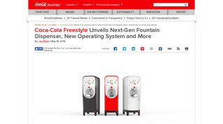Coca-Cola Freestyle Innovation Experience | Coca-Cola Journey: The ...