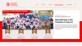 For Scholars - Coca-Cola Scholars Foundation