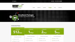 Packages - Coconet - The Best Net You Can Get