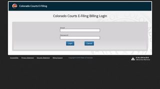 Colorado Courts E-Filing Billing Login - Colorado.gov