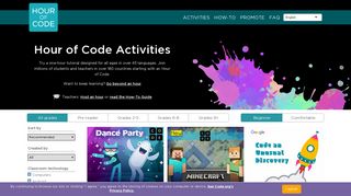 Learn - Hour of Code