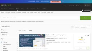 PHP Login Plugins, Code & Scripts from CodeCanyon