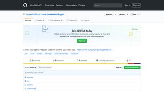 GitHub - JayjeetAtGithub/react-codechef-login: A react package to ...