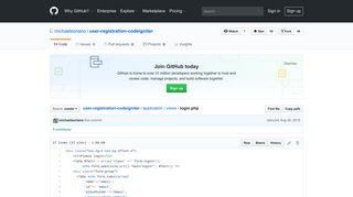 user-registration-codeigniter/login.php at master ... - GitHub