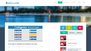Social Logins in codeigniter with HybridAuth easy steps - webeasystep