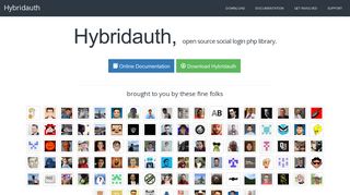 Hybridauth Social Login PHP Library