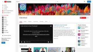 Code School - YouTube