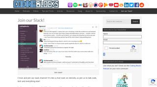 Join our Slack! - Coding Blocks Podcast