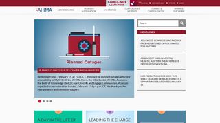 AHIMA Home - American Health Information Management Association