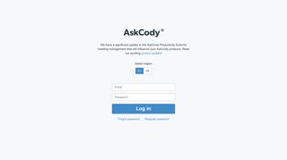 Log in | AskCody Manager