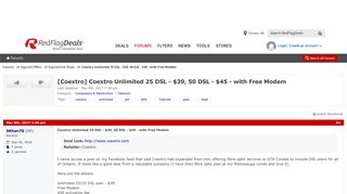 [Coextro] Coextro Unlimited 25 DSL - $39, 50 DSL - $45 - with Free ...