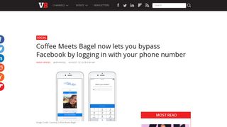 Coffee Meets Bagel now lets you bypass Facebook by logging in with ...