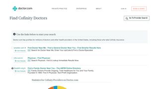 Doctors who accept Cofinity Insurance | Doctor.com