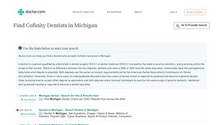 Cofinity Dentists in Michigan (MI) | Doctor.com