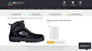 Cofra Lightweight Safety Work Boots | UK's Best PPE & Safety ...