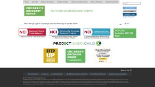 login - Children's Oncology Group