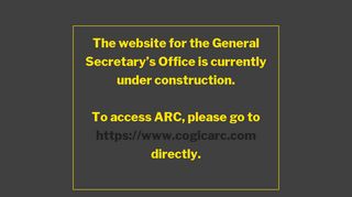 COGIC General Secretary's Office |