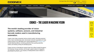 Cognex — The Leader in Machine Vision| Cognex