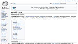 Cognitive tutor - Wikipedia