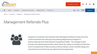Management Referral Plus | Occupational Health ... - Cohort Software